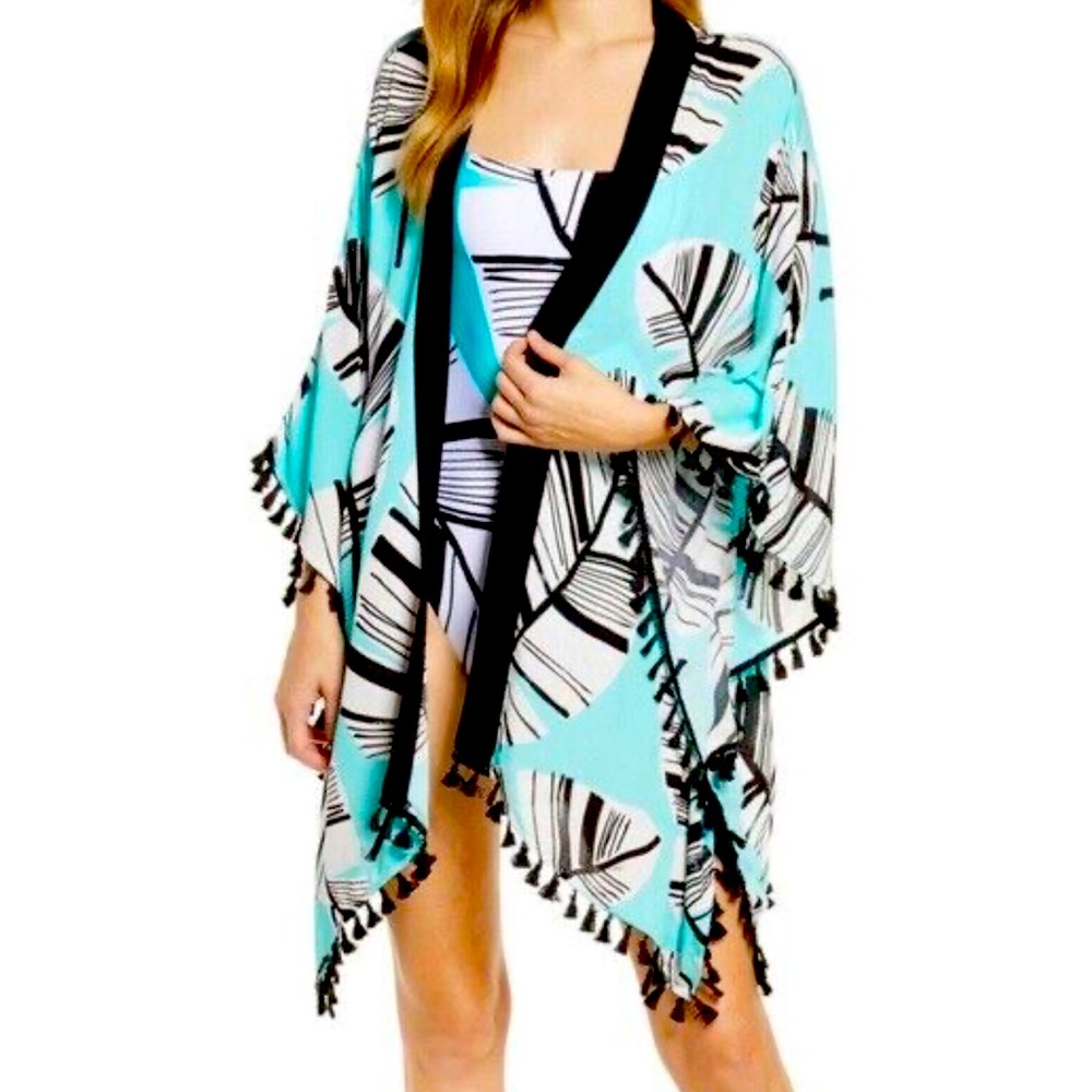 Trina Turk Copacabana Kimono Swim Cover
